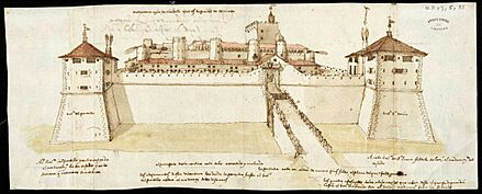 Entrance of the Alfajería Zaragoza 1593
