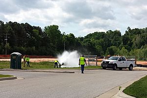 Fayetteville flushing hydrant