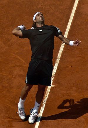 Fernando González at the 2009 French Open 5