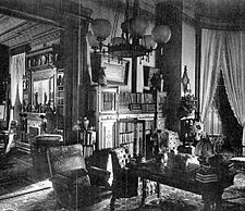 Glenview Mansion sitting room by Edward Bierstadt
