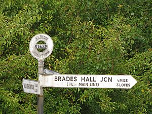 Gower Branch Albion Jcn signpost