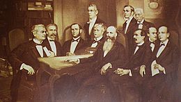 Guzmán Blanco and cabinet