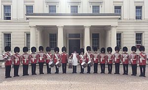 HAC Corps of Drums at Wellington Barracks
