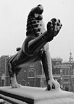 Hardiman lion City Hall Norwich 1938