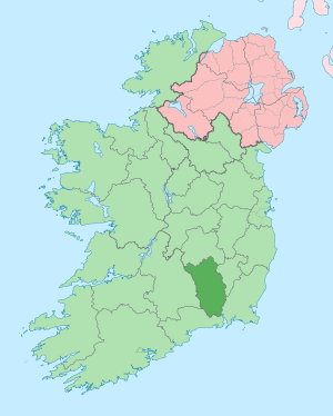 County Kilkenny located in the south east of Ireland