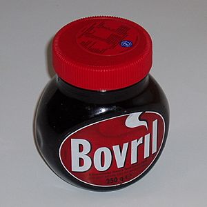 Jar of Bovril (yeast extract version).jpg