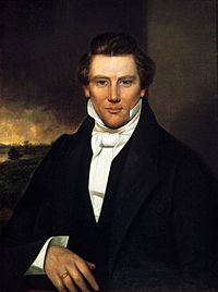 Joseph Smith, Jr. portrait owned by Joseph Smith III