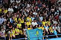 Kazakhstan cheering at boxing 2018 YOG 03
