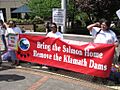 Klamath tribes dam removal demo