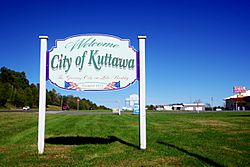 Welcome sign in Kuttawa