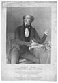 Lithograph of Oliver Byrne