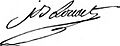 Louvet de CouvraySignature
