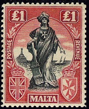 Malta 1922 One Pound