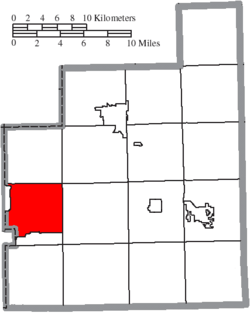 Location of Russell Township in Geauga County