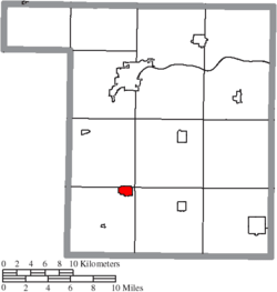 Location of Holgate in Henry County