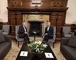 Mauricio Macri recibe al presidente electo Alberto Fernández 02