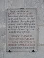 Memorial tablet to Raymond Asquith in Amiens Cathedral