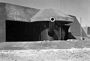 Mk VII gun Fort Nepean 1943