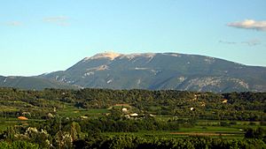 Mont ventoux from mirabel