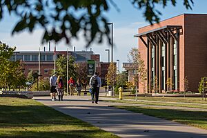 Northern Michigan University's Academic Mall