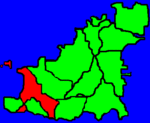Location of Saint Pierre Du Bois in Guernsey