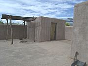 Phoenix-Pueblo Grande Ruin-Adobe Compound Replica-1