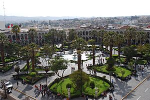 Plaza de Armas Ciudad de Arequipa