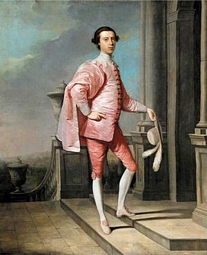 Portrait of James Brydges, 3rd Duke of Chandos and Marquess of Carnarvon (by Arthur Devis)