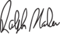 Ralph Nader Signature