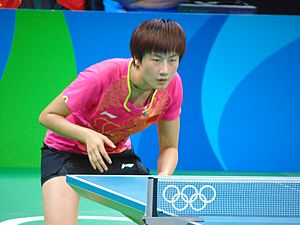 Rio 2016 - Women's table tennis quarter finals (28715927833)