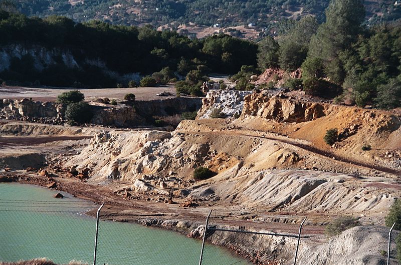 Rock piles Sulphur Bank