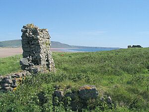 Ruins on Burry Holms - geograph.org.uk - 180162