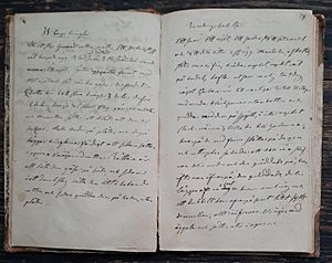 Runebergsbakelse i Fredrika Runeberg receptbok, 1850-talet