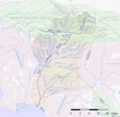 San Gabriel river map