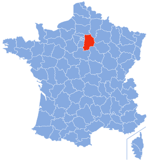 Location of Seine-et-Marne in France
