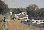 Sisley-Early Snow at Louveciennes