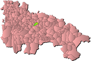 Location within Rioja Media (La Rioja).