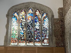 St Ethelburga's Bishopsgate Rear Stained Glass Window