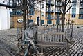 Statue of Sandy Irvine Robertson OBE, Leith - geograph.org.uk - 2367265.jpg