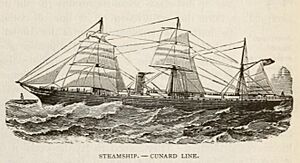 Steamship Cunard Line 1878