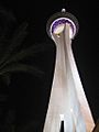 Stratosphere tower at night