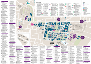University of Manchester Campus Map 2025