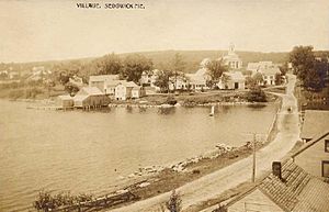 View of the village in 1909