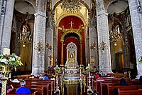 Vista interior de la Antigua Basílica de Guadalupe