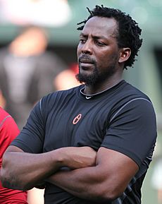 Vladimir Guerrero and Bobby Abreu on July 23, 2011 Cropped