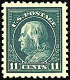 WF Benjamin Franklin 1915-11c