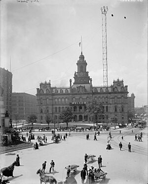 Welcome City Hall Detroit