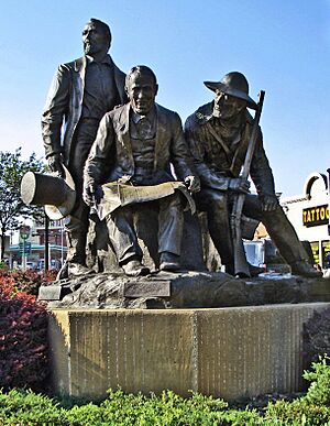 Westport Pioneers Statue