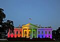 White House rainbow for SCOTUS ruling on same-sex marriage