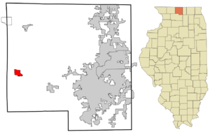 Location of Pecatonica